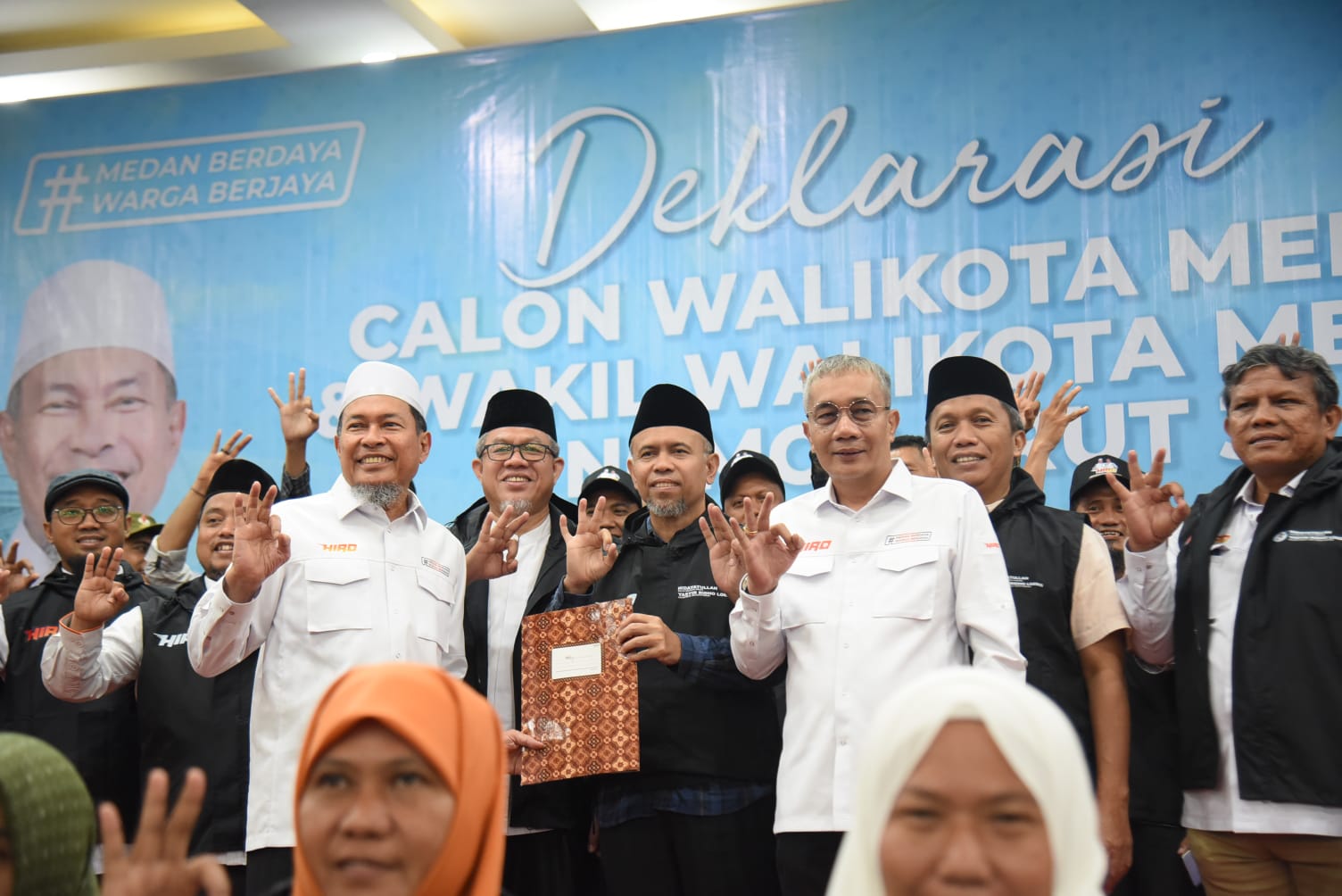 Dukungan Solid Pedagang 53 Pasar untuk Hidayatullah di Pilkada Medan 2024
